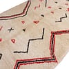 cream-berber-wool-area-rug-morocco Moroccan Berber rug top view