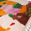 multicolor-handwoven-moroccan-rug Vibrant Moroccan wool rug styled