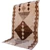 thick-pile-moroccan-berber-rug Oblique side view emphasizing rug thickness and handcrafted weaving quality.