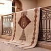 Generated Image May 10, 2026 - 10_52PM Handwoven Wool Azilal Rug – Cream Berber Carpet with Brown Accents