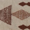 IMG_6665 Handwoven Wool Azilal Rug – Cream Berber Carpet with Brown Accents