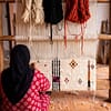 artisan-made-azilal-rug-ivory-tribal-carpet Vintage Azilal Rug | Handmade Moroccan Berber Wool Carpet | Tribal Boho Area Rug | Custom Size Home Decor
