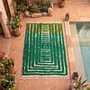 artisan-moroccan-rug-emerald-green-shag-area-rug-bohemian jjsj