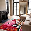 artistic-moroccan-azilal-rug-bold-colorful-bohemian-carpet Colorful Moroccan Azilal Rug | Handmade Abstract Berber Wool Rug | Boho Rainbow Area Rug | Tribal Handwoven Carpet | Eclectic Decor
