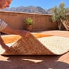 authentic-berber-rug-burnt-orange-natural-wool-boho-home-decor Orange & White Polka Dot Moroccan Rug | Handmade Berber Wool Rug | Boho Nursery , Living Room Decor