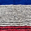 authentic-moroccan-azilal-rug-geometric-striped-wool-rug Cobalt Blue Berber Rug | Authentic Handwoven Wool Tribal Moroccan Area Rug