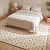 beni-ourain-polka-dot-rug-colorful-speckled-wool-carpet Ivory Polka Dot Moroccan Rug | Handmade Berber Wool Carpet | Modern Boho Area Rug | Nursery & Living Room Decor | Custom Size Rug