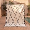 beni-ourain-rug-handmade-moroccan-wool-rug Handmade Ivory Black Geometric Berber Wool Rug – Moroccan Tribal Boho Statement Carpet
