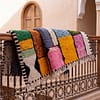 boho-azilal-rug-handmade-wool-moroccan-carpet-green-pink Handmade Moroccan Azilal Wool Rug – Colorful Geometric Berber Boho Area Carpet