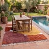 boho-moroccan-area-rug-hand-knotted-wool-carpet Terracotta Moroccan Rug, Modern Earthy Moroccan Rug