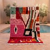 colorful-moroccan-azilal-rug-handmade-abstract-berber-wool-rug Colorful Moroccan Azilal Rug | Handmade Abstract Berber Wool Rug | Boho Rainbow Area Rug | Tribal Handwoven Carpet | Eclectic Decor