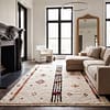 custom-azilal-rug-ivory-berber-carpet Vintage Azilal Rug | Handmade Moroccan Berber Wool Carpet | Tribal Boho Area Rug | Custom Size Home Decor