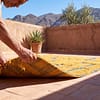 custom-size-moroccan-handmade-rug-wool Handmade Beni Ourain Red Rug – Authentic Moroccan Red Rug, Geometric Design, Boho Home Decor