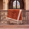 handmade-Terracotta-Brown-carpets Beni Ourain Rug Terracotta Brown, Moroccan Rug 8x10, Handmade Wool Rug, Berber Carpet, Boho Living Room, High Pile Area Rug