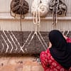 handmade loom moroccan rug Brown Handmade Wool Carpet |Artisan Moroccan Geometric Rug | Boho Berber Area Rug | Tribal Decor | unique home gift