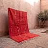 handmade-moroccan-red-rug-contemporary-azilal-area-rug-boho-home-decor Handmade Beni Ourain Red Rug – Authentic Moroccan Red Rug, Geometric Design, Boho Home Decor