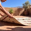 handmade-moroccan-wool-rug-boho-area-rug Vintage Azilal Rug | Handmade Moroccan Berber Wool Carpet | Tribal Boho Area Rug | Custom Size Home Decor