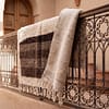 handwoven-moroccan-rug-cream-brown-geometric-rug-jpg. Luxury Beni Ourain Rug | Ivory & Brown Handmade Moroccan Wool Area Rug