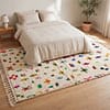 ivory-moroccan-rug-colorful-tribal-berber-wool-rug Amazigh Symbol Moroccan Rug | Handmade Berber Wool Carpet | Tifinagh Geometric Area Rug | Tribal Boho Home Decor | Custom Size Rugs