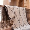 large-beni-ourain-rug-boho-living-room-rug Handmade Ivory Black Geometric Berber Wool Rug – Moroccan Tribal Boho Statement Carpet