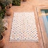 large-moroccan-polka-dot-rug-plush-berber-living-room-rug Ivory Polka Dot Moroccan Rug | Handmade Berber Wool Carpet | Modern Boho Area Rug | Nursery & Living Room Decor | Custom Size Rug