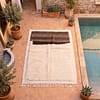 luxury-beni-ourain-style-rug-handmade-moroccan-jpg Luxury Beni Ourain Rug | Ivory & Brown Handmade Moroccan Wool Area Rug