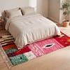 luxury-boho-moroccan-rug-handwoven-abstract-wool-rug Colorful Moroccan Azilal Rug | Handmade Abstract Berber Wool Rug | Boho Rainbow Area Rug | Tribal Handwoven Carpet | Eclectic Decor
