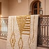luxury-moroccan-wool-rug-neutral-boho-home-decor Mustard Geometric Moroccan Wool Carpet | Handmade Berber Area Rug | Boho Modern Living Room Decor