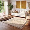 minimalist-berber-carpet-handmade-moroccan-home-jpg Luxury Beni Ourain Rug | Ivory & Brown Handmade Moroccan Wool Area Rug