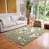 minimalist-olive-green-moroccan-rug-modern-area-rug Handmade Olive Green Moroccan Wool Rug, Abstract Berber Shag Area Carpet