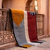 modern-moroccan-rug-colorblock-berber-wool-area-rug-handmade Modern Colorblock Moroccan Rug | Handmade Berber Wool Area Rug | Geometric Color Block Carpet | Boho Living Room Rug | Custom Size