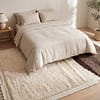 modern-moroccan-rug-neutral-wool-carpet-boho-decor-jpg Luxury Beni Ourain Rug | Ivory & Brown Handmade Moroccan Wool Area Rug