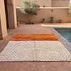 moroccan-berber-rug-terracotta-natural-wool-atlas-handwoven-unique Orange & White Polka Dot Moroccan Rug | Handmade Berber Wool Rug | Boho Nursery , Living Room Decor