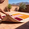 moroccan-rug-minimalist-room Handmade Beni Ourain Wool Rug, Colorful Moroccan Geometric Area Rug