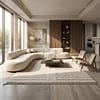 natural-white-wool-rug-beni-ourain-style-shaggy Custom Size Moroccan Beni M'rirt Rug, Ivory White carpet, High Pile Neutral Berber Carpet Living Room