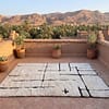 off-white-rug-natural-wool-rug-modern-boho-scandinavian-rug Handmade Ivory Moroccan Beni Mrirt Rug, High Pile Wool Berber Carpet