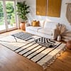 oversized-moroccan-wool-rug-modern-boho-living-room-carpet Abstract Berber Wool Rug | Black White Moroccan Tribal Carpet | Large Geometric Abstract Rug
