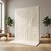 plush-white-moroccan-rug-thick-wool-handwoven Custom Size Moroccan Beni M'rirt Rug, Ivory White carpet, High Pile Neutral Berber Carpet Living Room