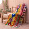 premium-azilal-berber-rug-colorful-tribal-design Colorful Moroccan Rug, Artistic Moroccan Wool Rug, Custom Morrocan Rug, Handmade Carpet
