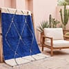 royal-blue-moroccan-rug-modern-boho-area-carpet Royal Blue Beni Ourain Rug | Handmade Moroccan Berber Wool Area Rug for Modern Boho Decor