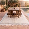 soft-wool-moroccan-area-rug-cream-brown-bedroom-rug-jpg Luxury Beni Ourain Rug | Ivory & Brown Handmade Moroccan Wool Area Rug