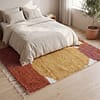 trendy-earthy-moroccan-rug-abstract-boho-style Terracotta Moroccan Rug, Modern Earthy Moroccan Rug