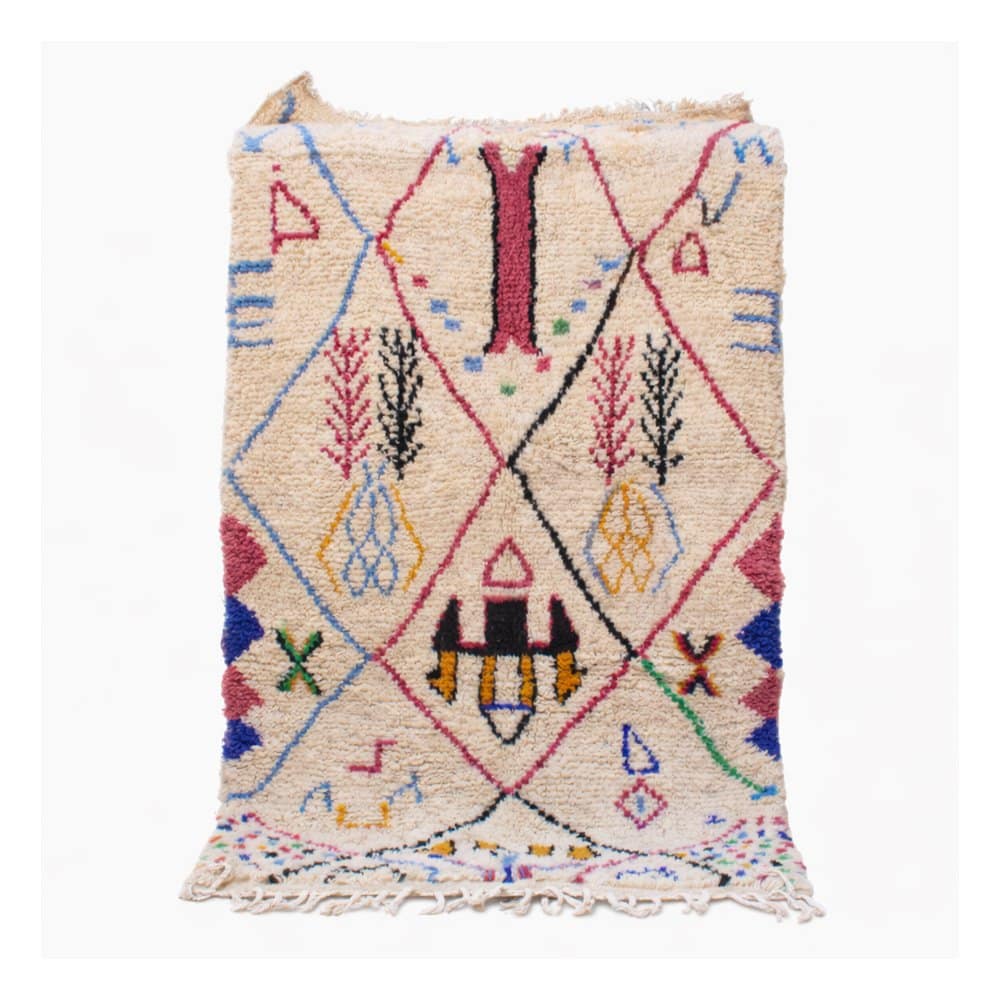 oversized-custom-moroccan-rug Oversized Berber area rug with traditional geometric design.