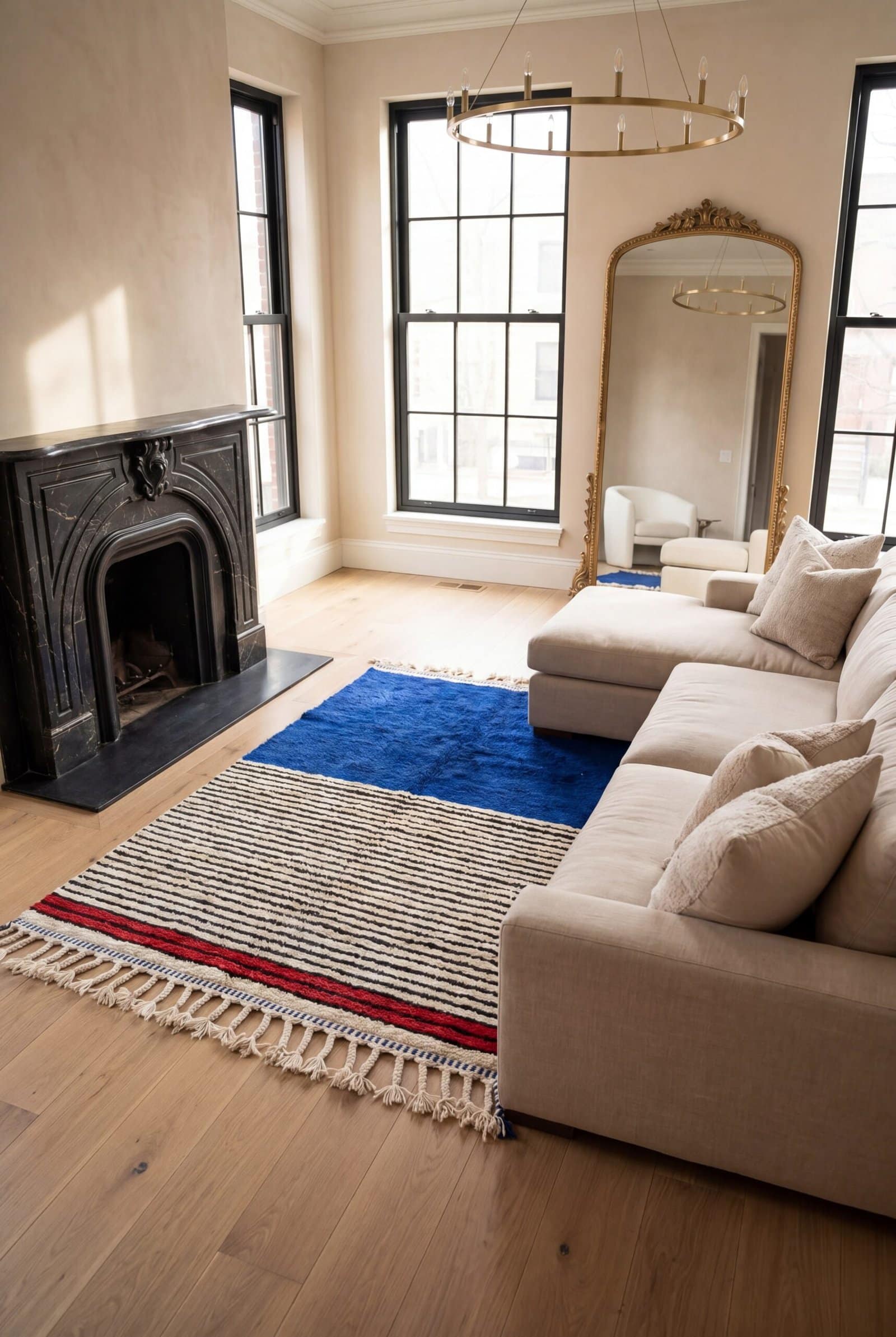 vintage-inspired-moroccan-rug-handwoven-tribal-wool-carpet Cobalt Blue Berber Rug | Authentic Handwoven Wool Tribal Moroccan Area Rug
