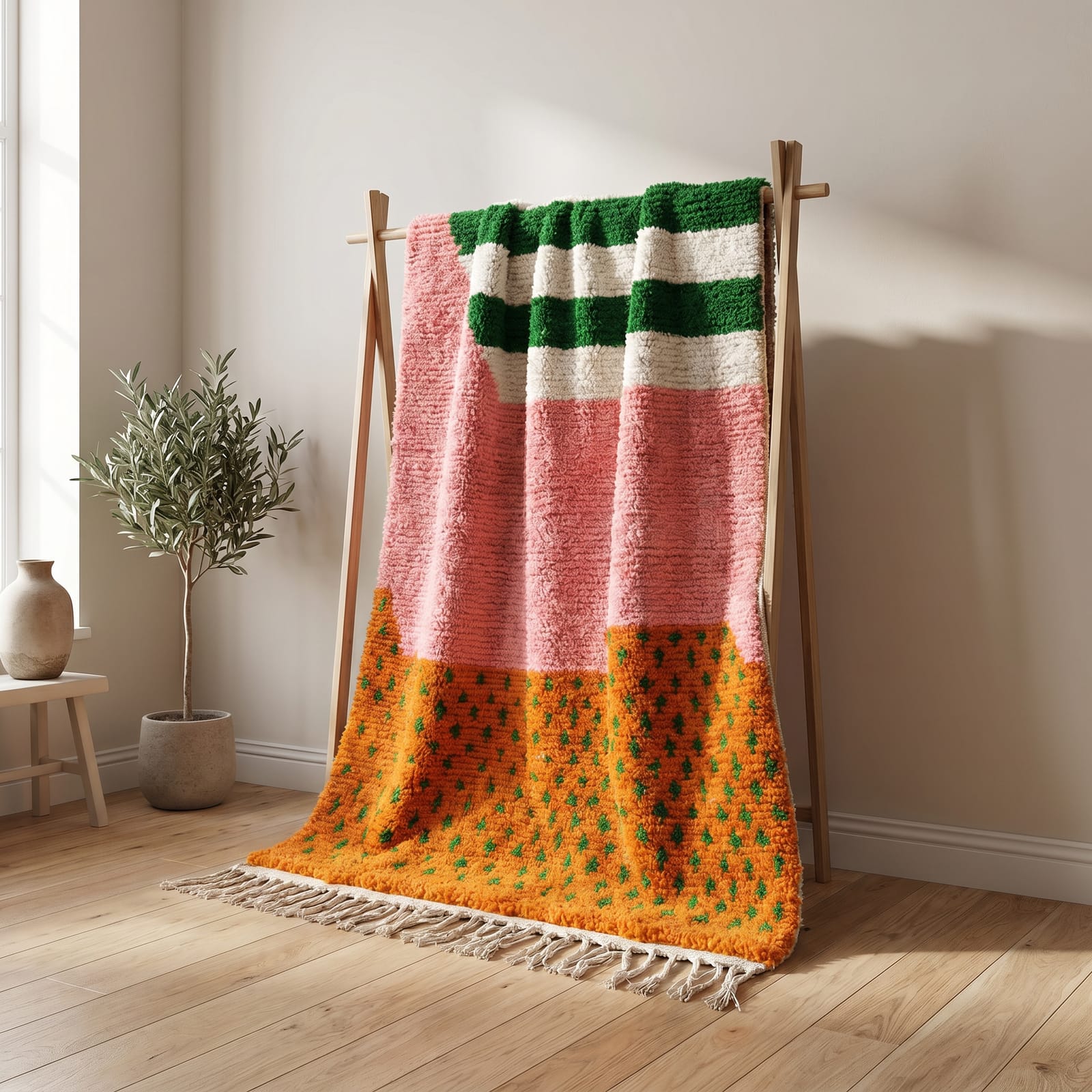 handmade-rug-for-living-room berber wool area rug for Living room