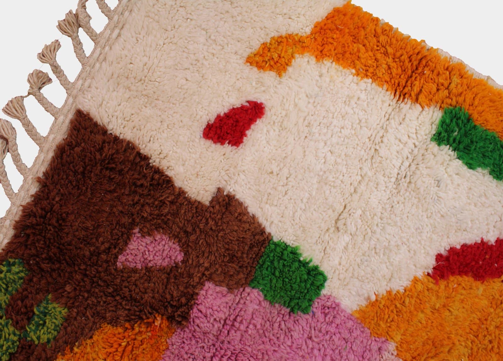 vibrant-moroccan-wool-area-carpet Handmade Multicolor Moroccan Wool Rug – Beni Ourain Berber Area Carpet