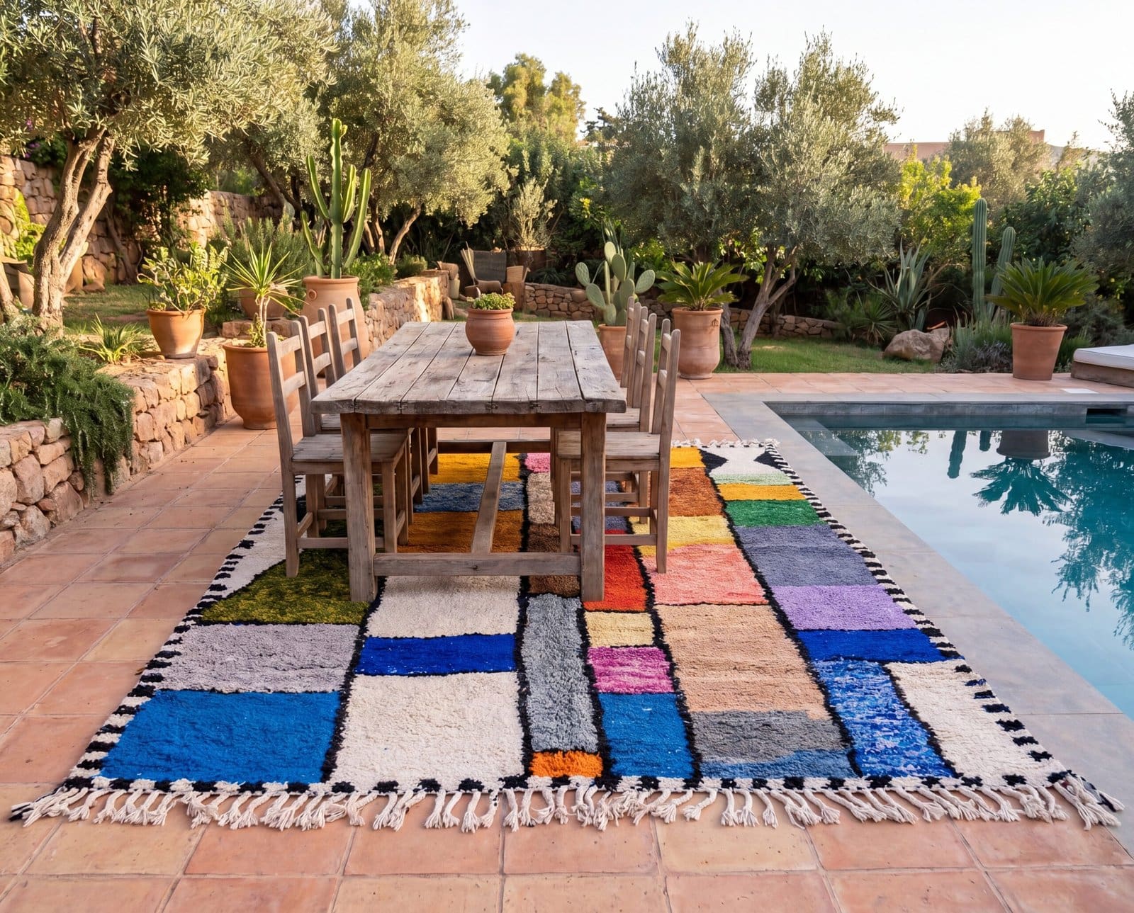 artistic-moroccan-rug-azilal-geometric-colorful-rug Handmade Moroccan Azilal Wool Rug – Colorful Geometric Berber Boho Area Carpet