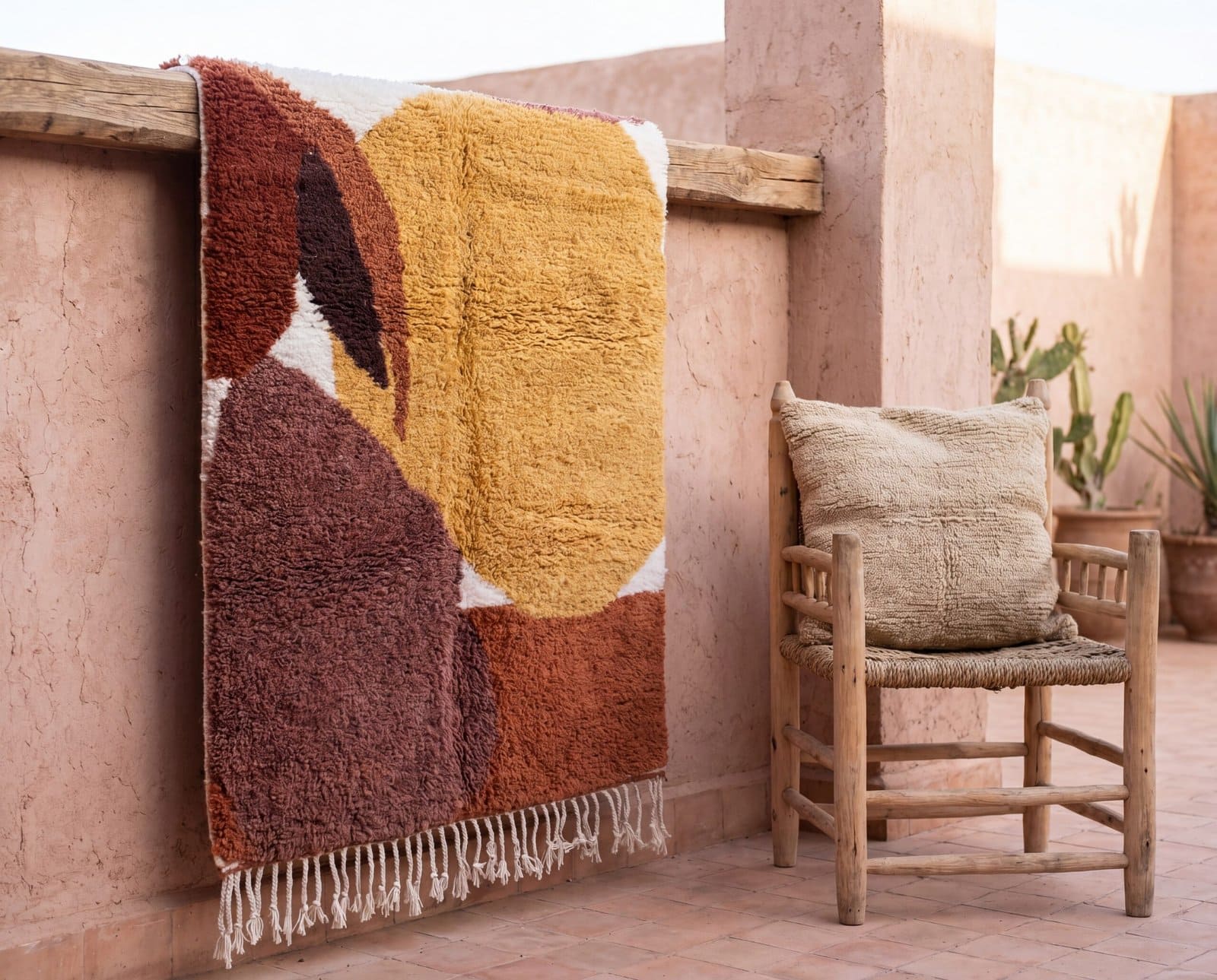 modern-earth-tone-moroccan-rug-handmade-berber-carpet-jpeg Terracotta Moroccan Rug, Modern Earthy Moroccan Rug