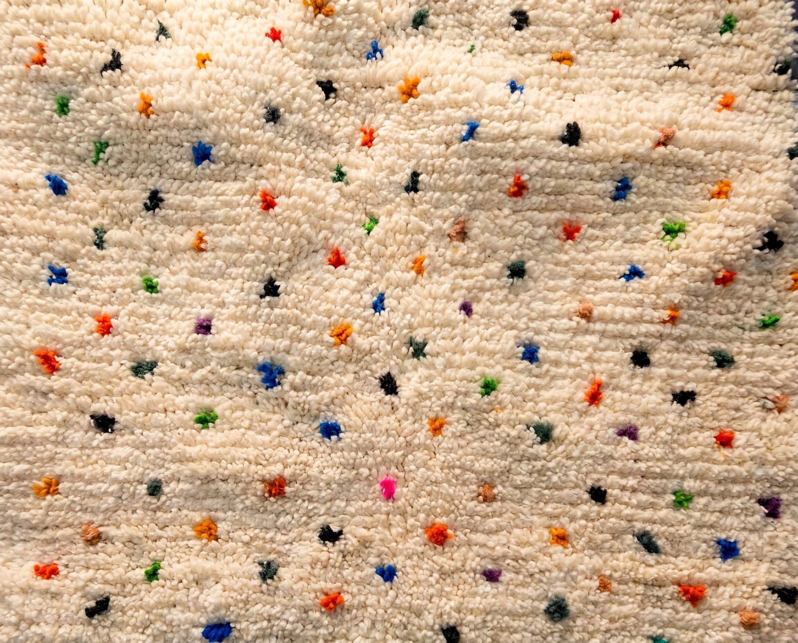 modern-moroccan-confetti-rug-handmade-wool-area-carpet Ivory Polka Dot Moroccan Rug | Handmade Berber Wool Carpet | Modern Boho Area Rug | Nursery & Living Room Decor | Custom Size Rug
