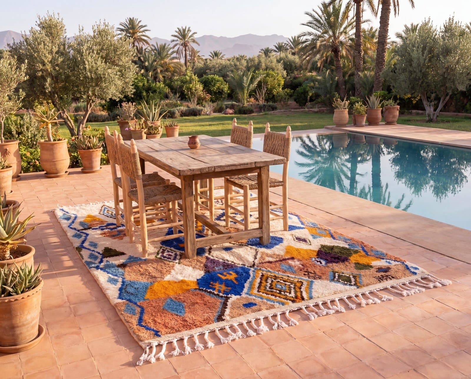moroccan-shag-rug-tribal-berber-handmade-carpet-design Handmade Moroccan Azilal Rug, Colorful Tribal Geometric Berber Carpet